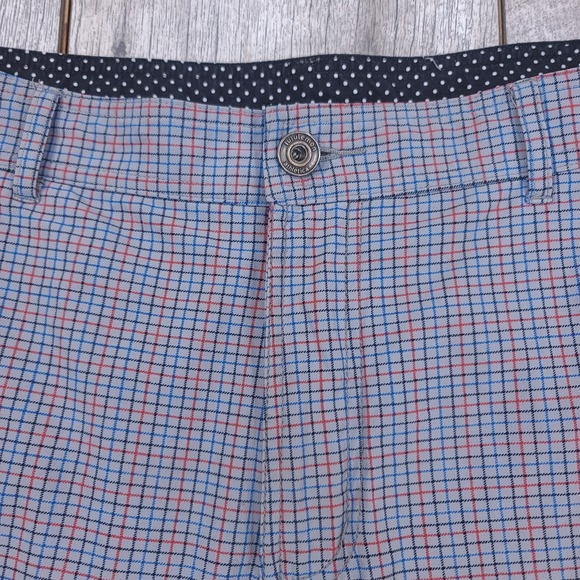 Lululemon Mens Gray Kahuna Shorts Size 36 Check Golf Performance Stretch B - Picture 4 of 7